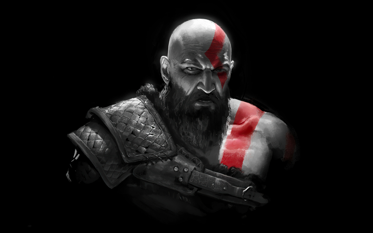 Kratos Darkness Wallpaper In 1280x800 Resolution