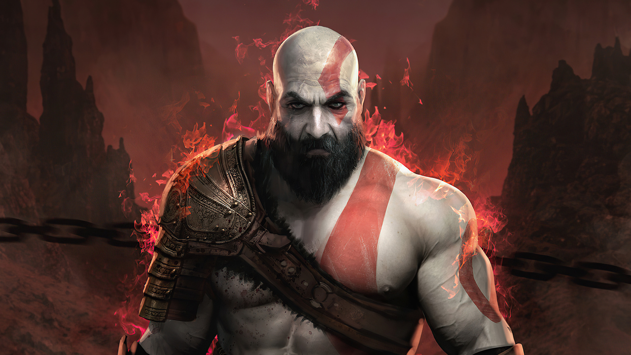 Kratos God Of War 4 2020 4k Wallpaper In 1280x720 Resolution