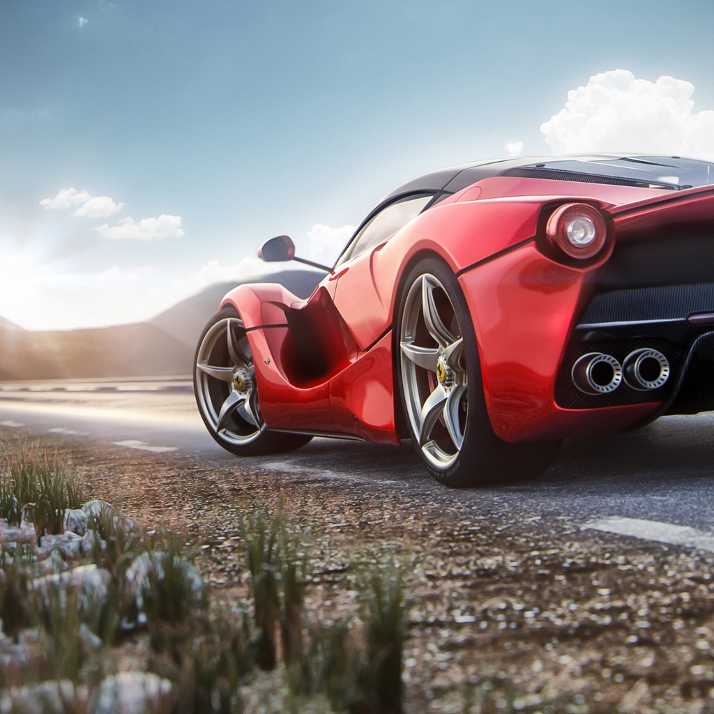 1024x1024 La Ferrari Rear 1024x1024 Resolution HD 4k Wallpapers, Images ...