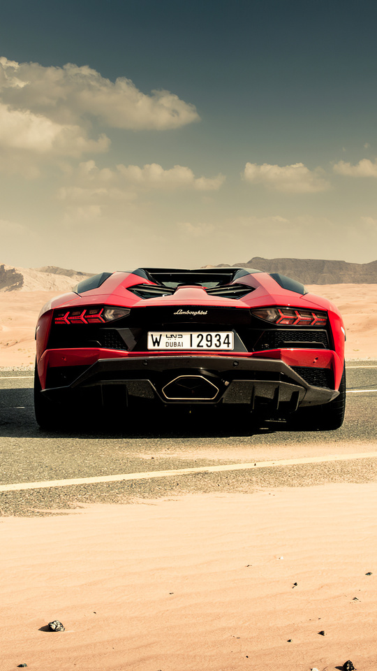 540x960 Lamborghini Aventador S Roadster 2020 Rear View 540x960 ...