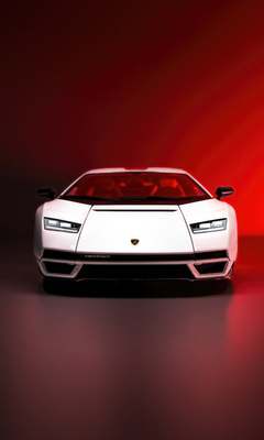 240x400 Lamborghini Countach Front View Acer E100,huawei,galaxy S Duos 