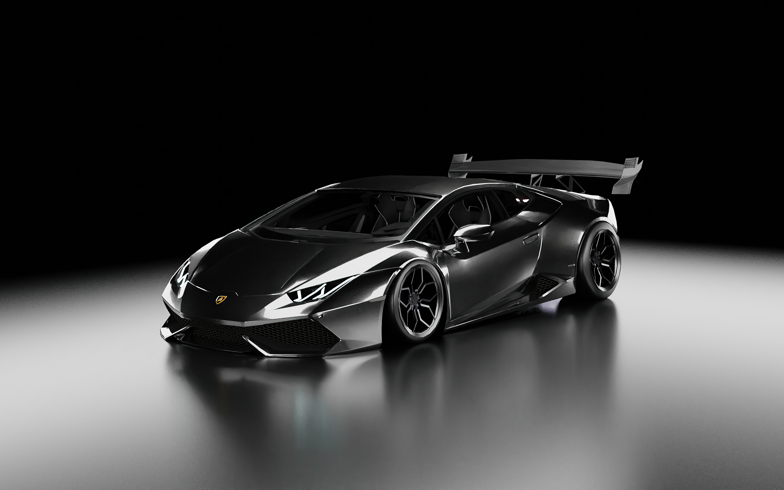 2560x1600 Lamborghini Huracan Black 2560x1600 Resolution HD 4k