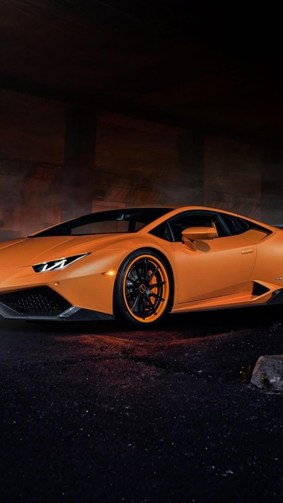 412x732 Lamborghini Huracan Orange 412x732 Resolution HD 4k Wallpapers ...