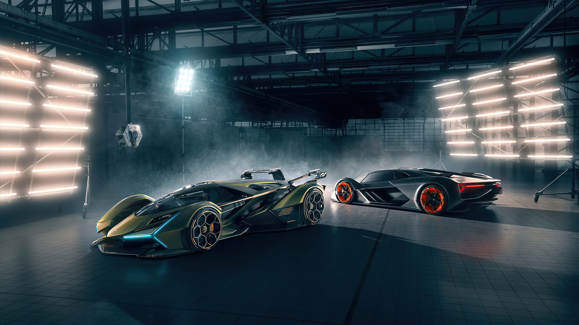 1920x1080 Lamborghini Vision GT And Terzo Millennio Laptop Full HD
