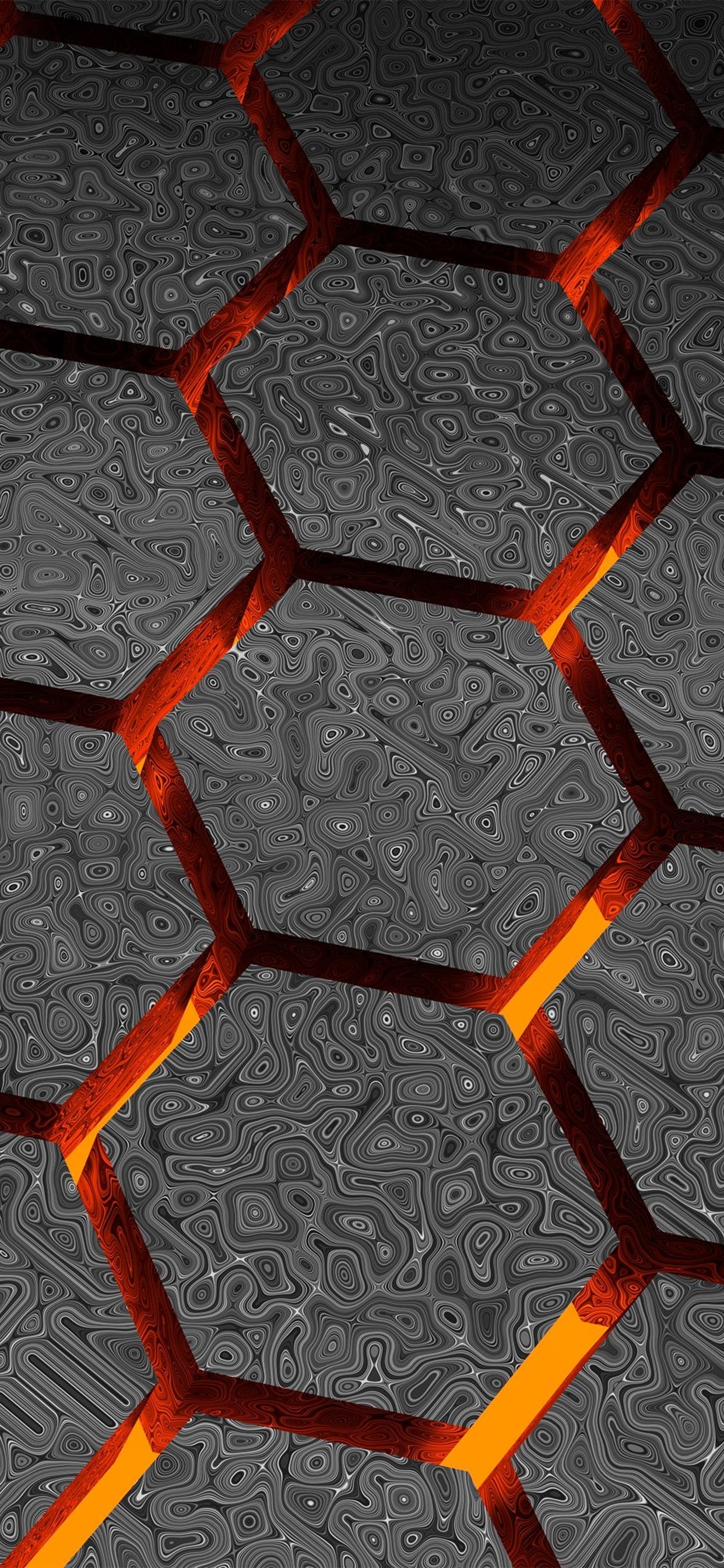 1242x2688 Lava Abstract Hexagon 3d Iphone XS MAX HD 4k Wallpapers, Images,  Backgrounds, Photos and Pictures