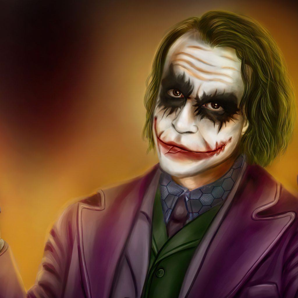 1024x1024 Le It Burn Joker 5k 1024x1024 Resolution HD 4k Wallpapers ...