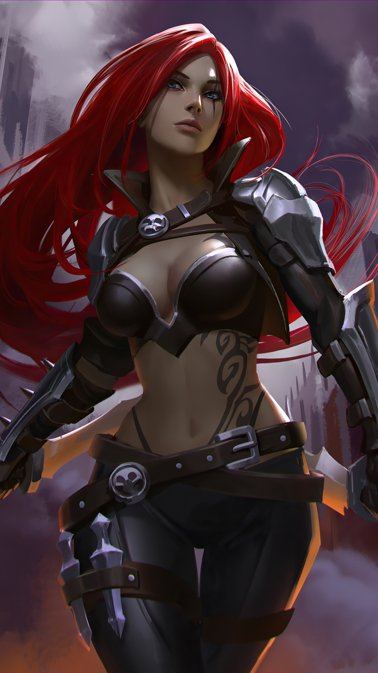 750x1334 League Of Legends Katarina 4k iPhone 6, iPhone 6S, iPhone 7 HD 4k  Wallpapers, Images, Backgrounds, Photos and Pictures