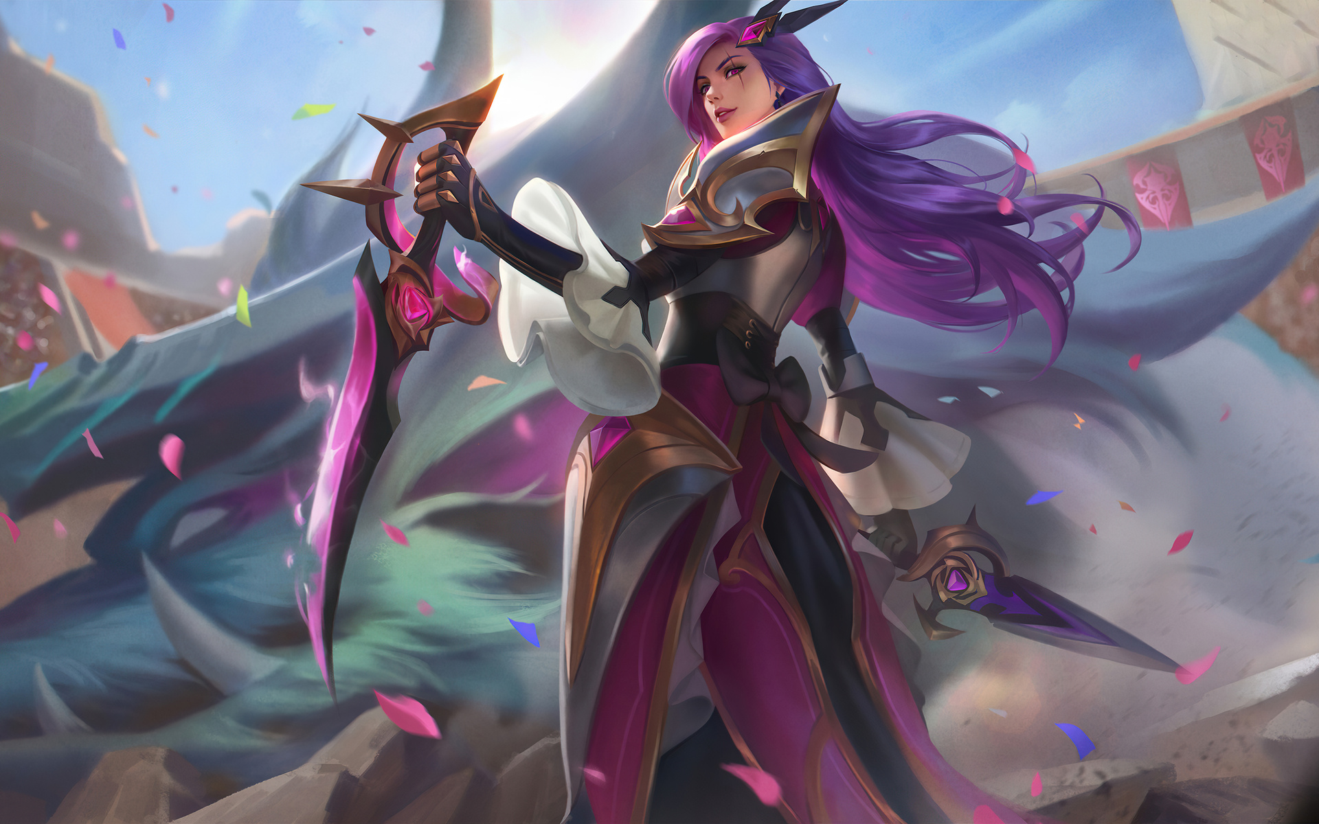 1920x1200 League Of Legends Katarina Du Couteau The Sinister Blade 4k