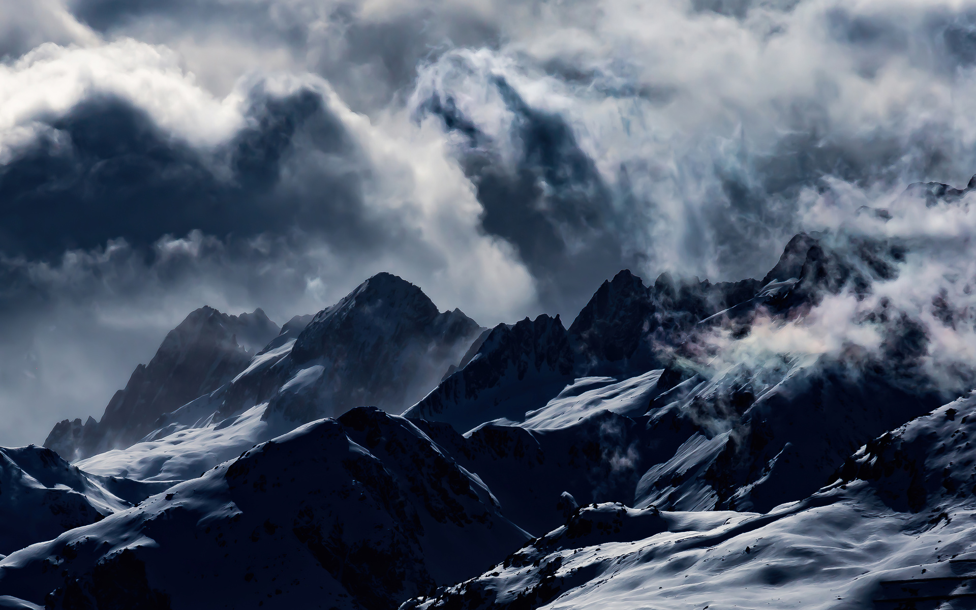 1920x1200 Light Clouds Mountains Smoge 4k 1080P Resolution ,HD 4k ...