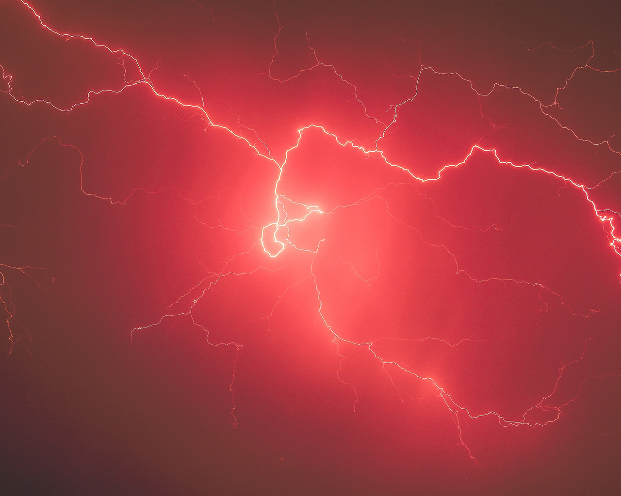 1280x1024 Lightning Storm Red Sky 5k Wallpaper,1280x1024 Resolution HD ...