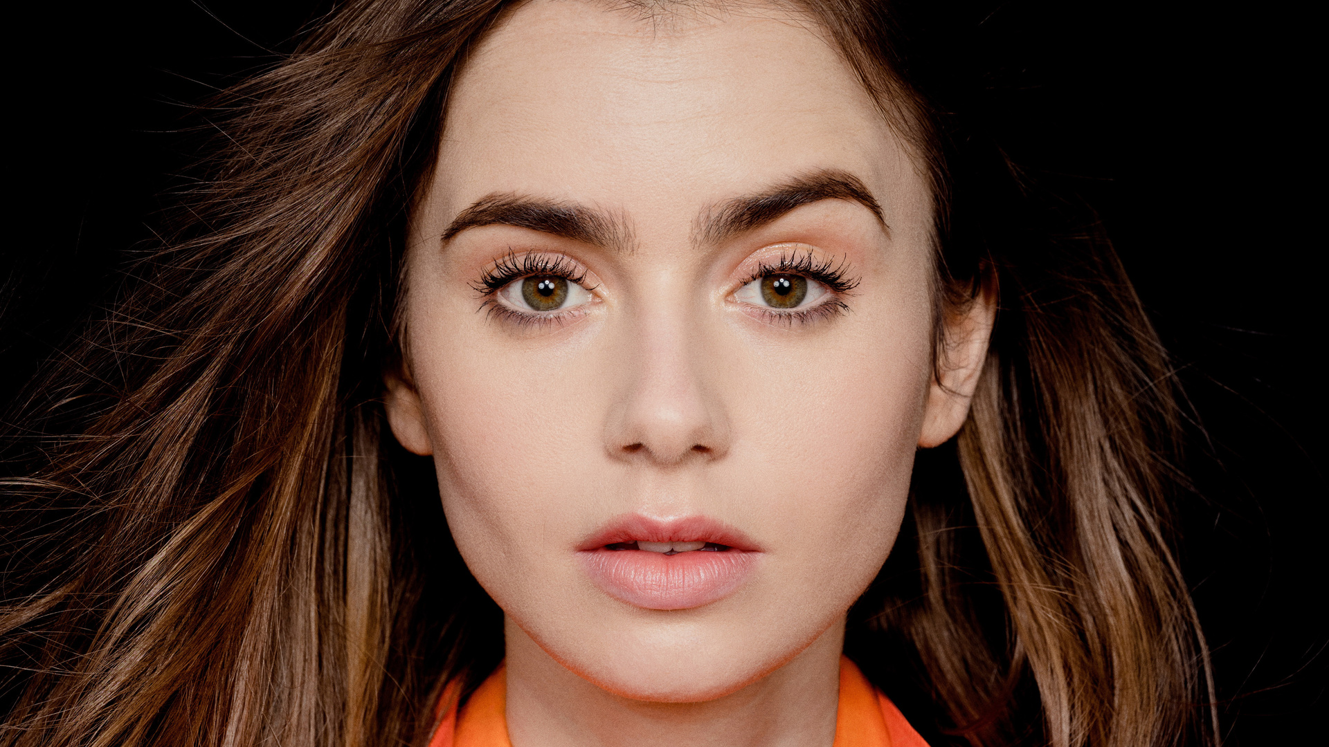 1920x1080 Lily Collins The Observer Photoshoot 2019 4k Laptop Full HD ...