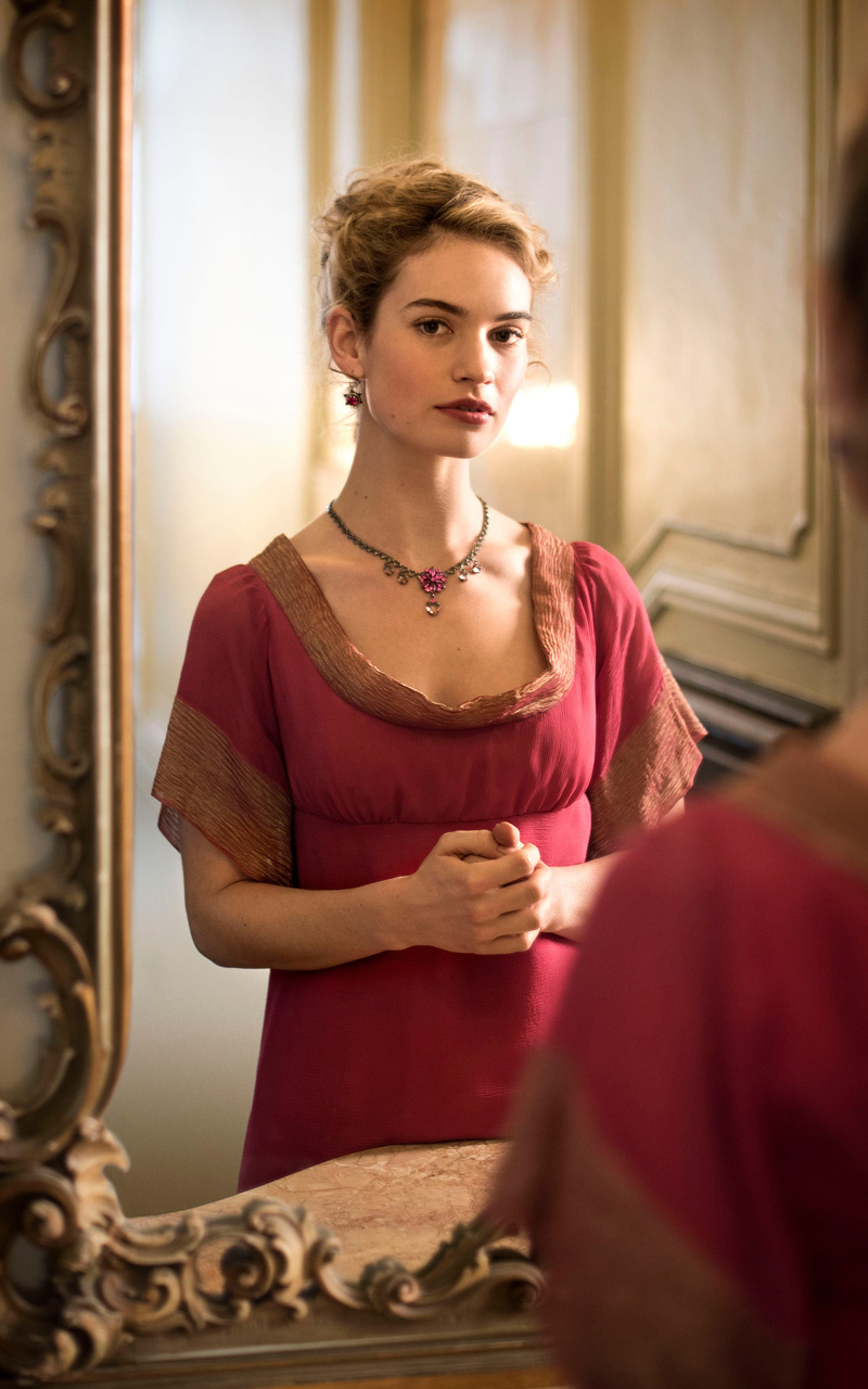 Lily james обои