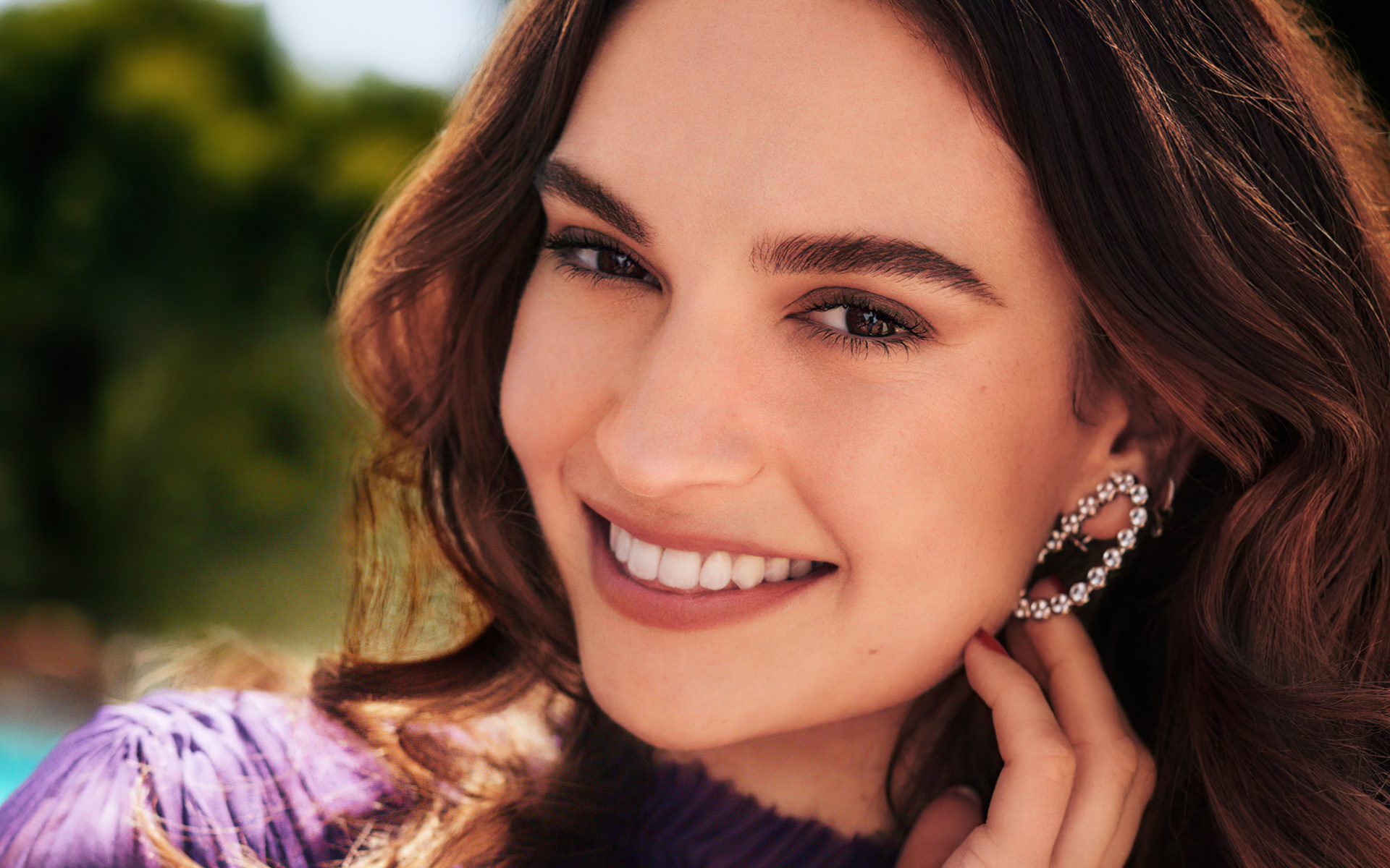 1920x1200 Lily James Vanity Fair Uk 1080P Resolution HD 4k Wallpapers