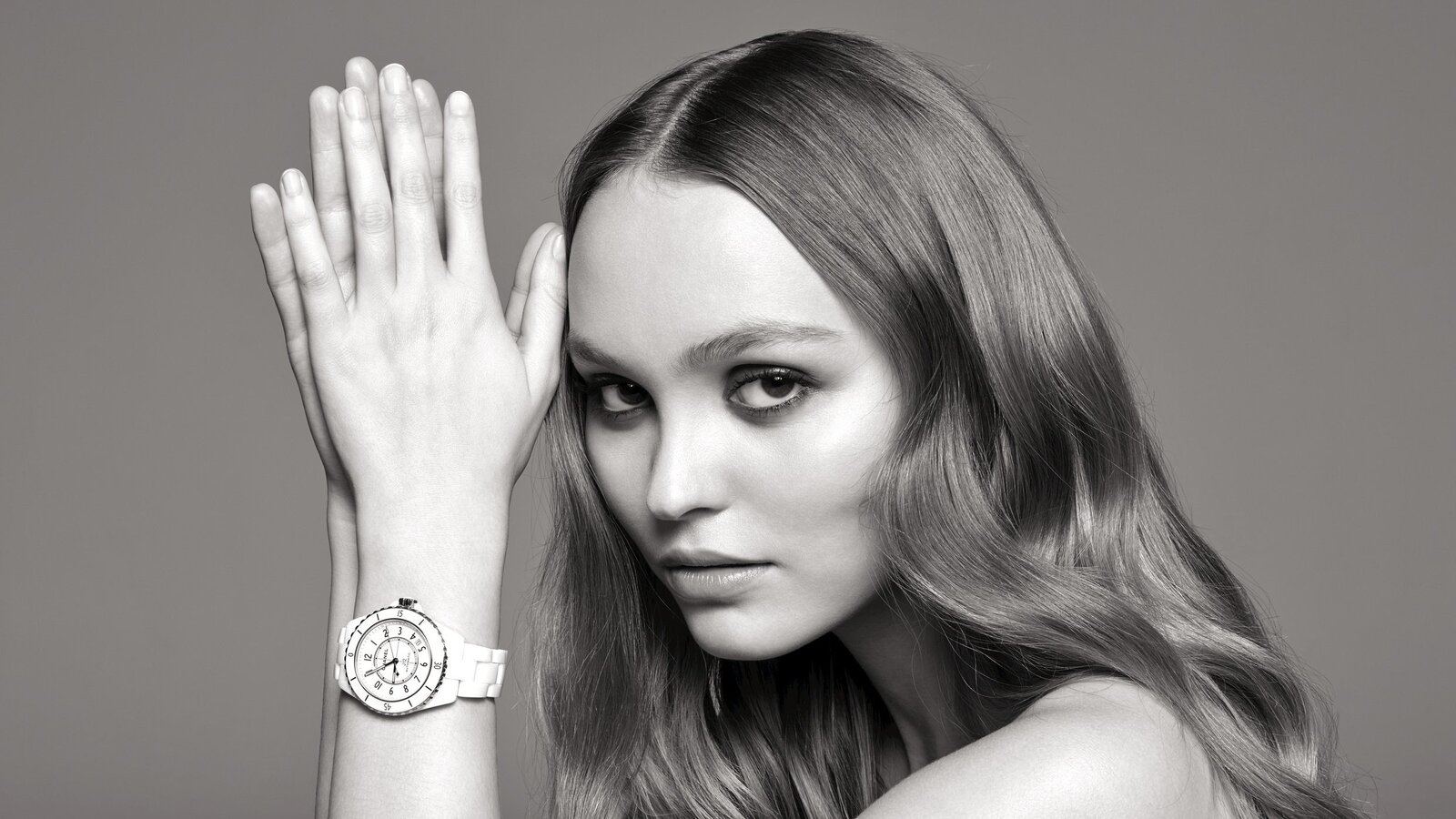 1600x900 Lily Rose Depp Chanel J12 Watch Campaign 1600x900 Resolution