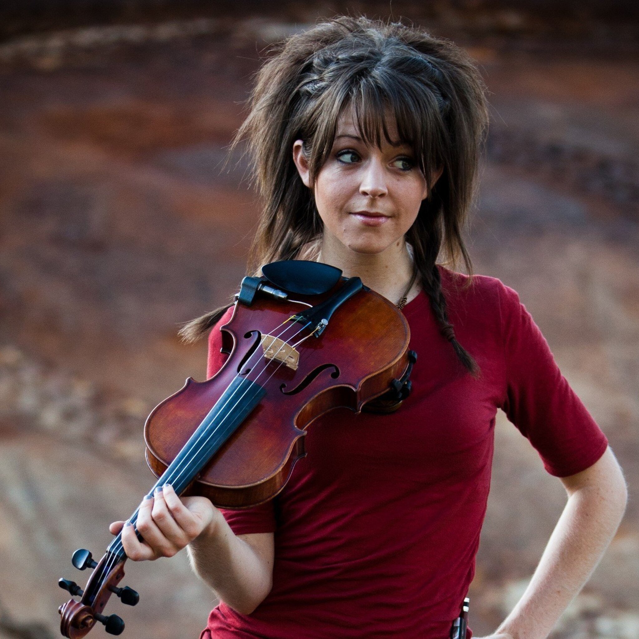 2048x2048 Lindsey Stirling Violinist Ipad Air HD 4k Wallpapers, Images