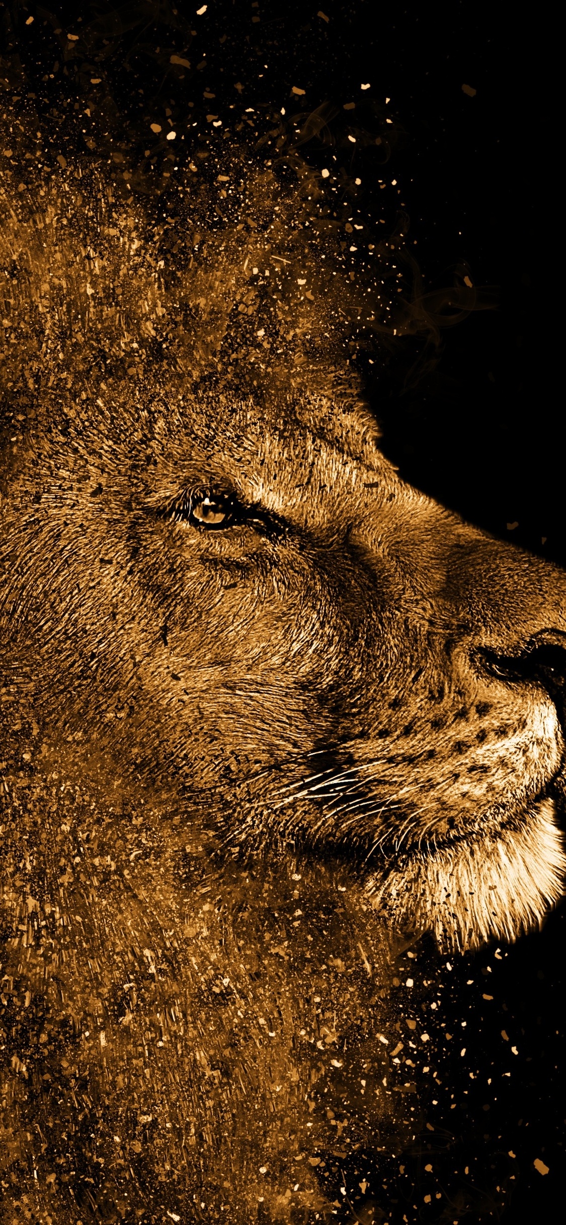 1125x2436 Lion Art 4k Iphone XS,Iphone 10,Iphone X HD 4k Wallpapers,  Images, Backgrounds, Photos and Pictures