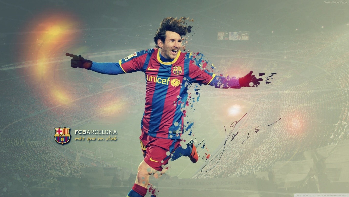 1360x768 Lionel Messi FCB Laptop HD ,HD 4k Wallpapers,Images ...