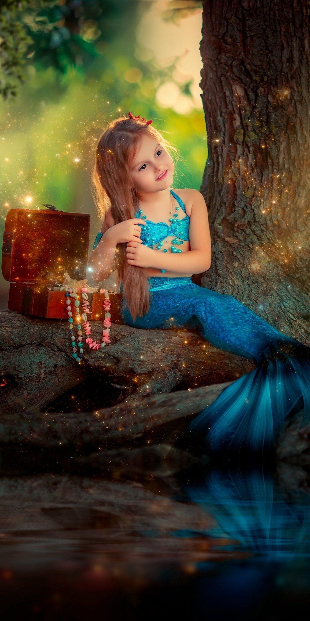 Little Mermaid Girl Wallpaper In 1080x2160 Resolution