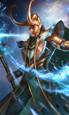 240x400 Loki Tvseries Fanart Acer E100,Huawei,Galaxy S Duos,LG 8575 ...