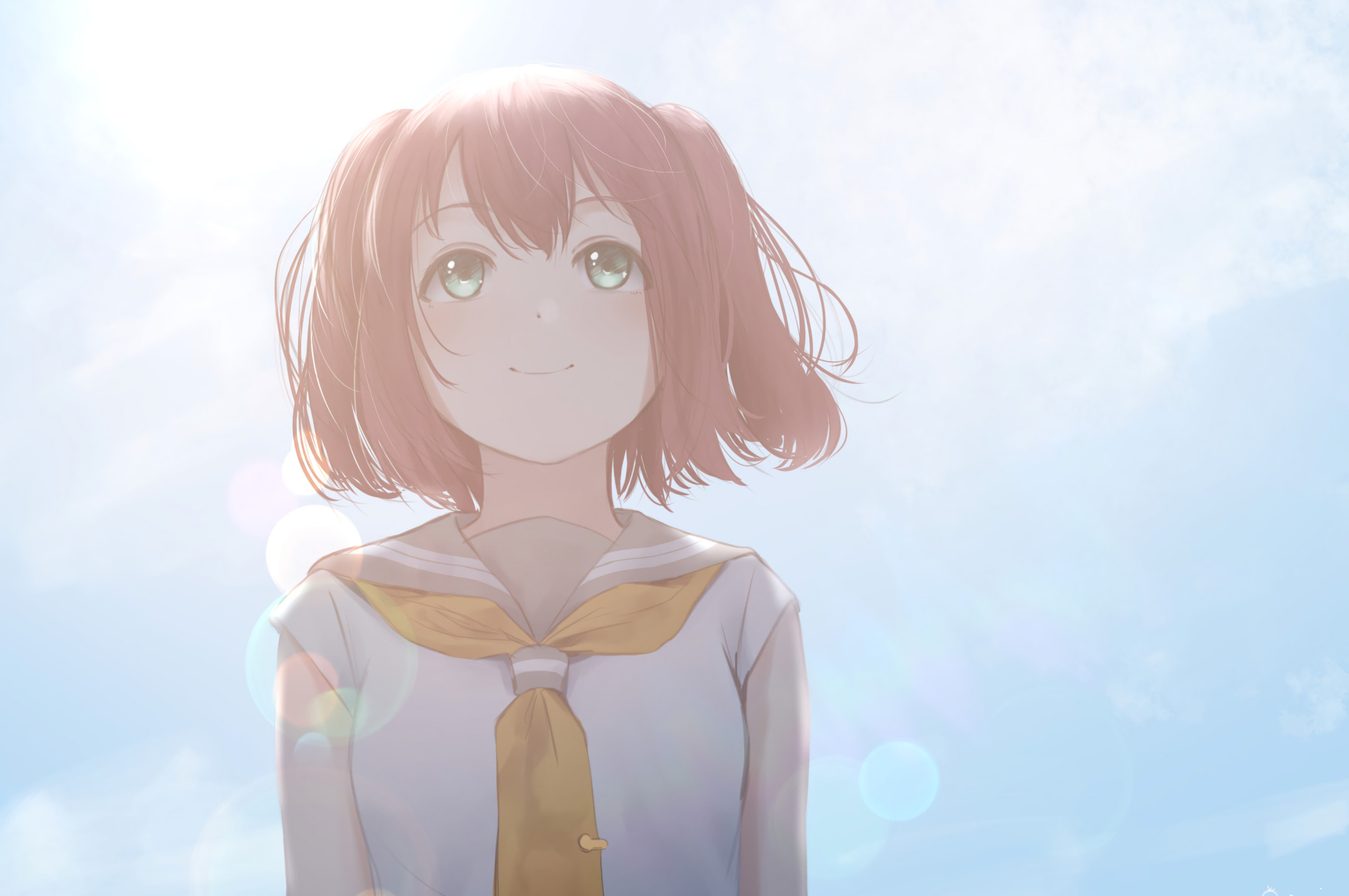 2560x1700 Love Live Sunshine Anime Girl School Dress Chromebook