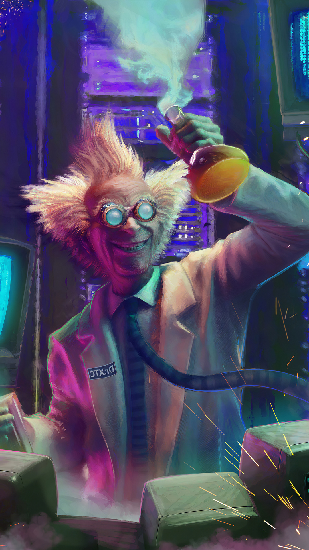 1080x1920 Mad Scientist Iphone 7,6s,6 Plus, Pixel xl ,One Plus 3,3t,5 ...