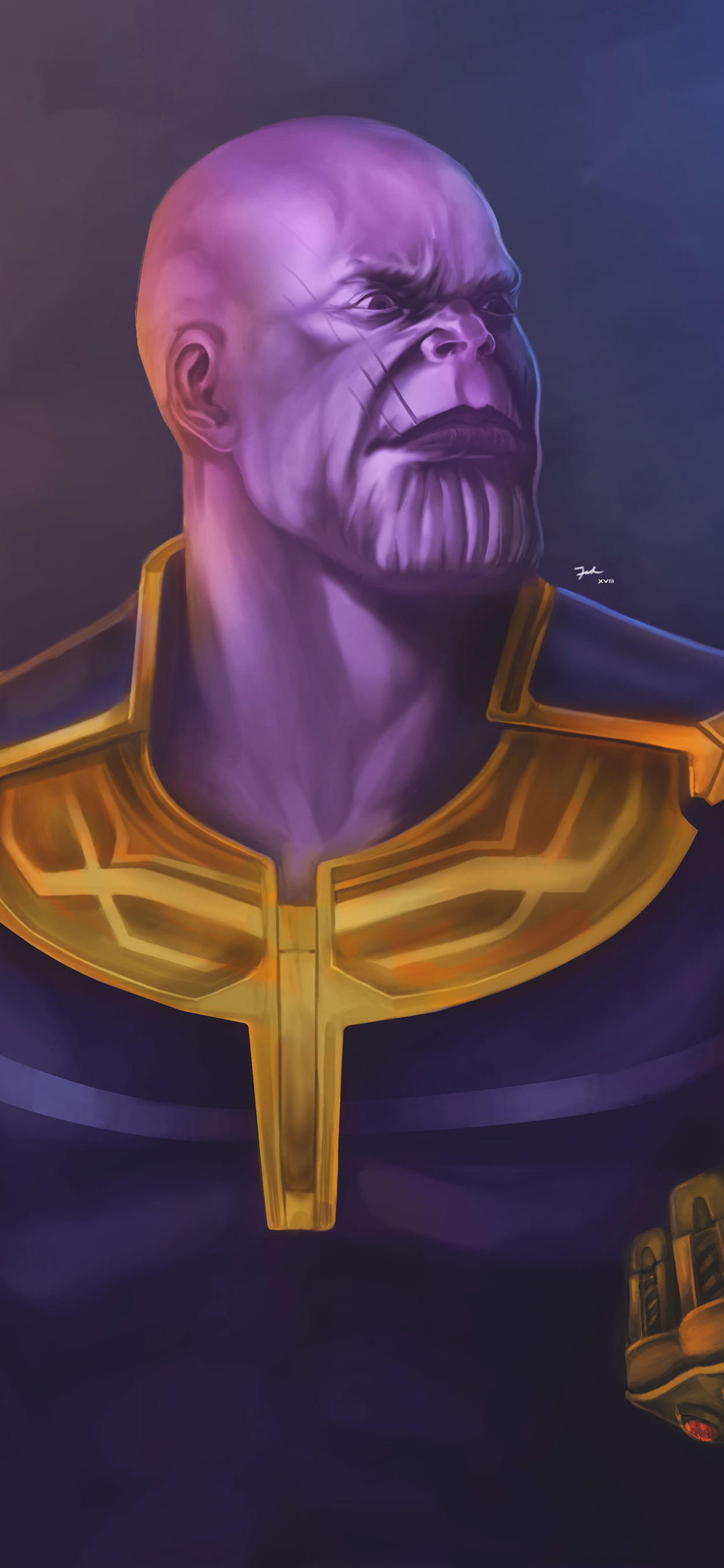 1242x2688 Mad Titan Digital Illustration Iphone XS MAX HD 4k Wallpapers ...