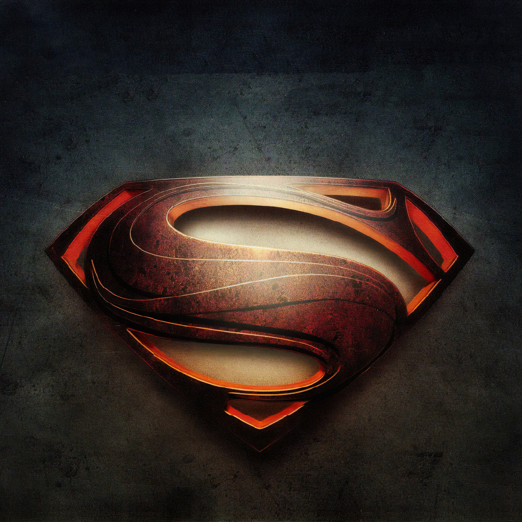 1024x1024 Man Of Steel 4k Logo 1024x1024 Resolution HD 4k Wallpapers ...