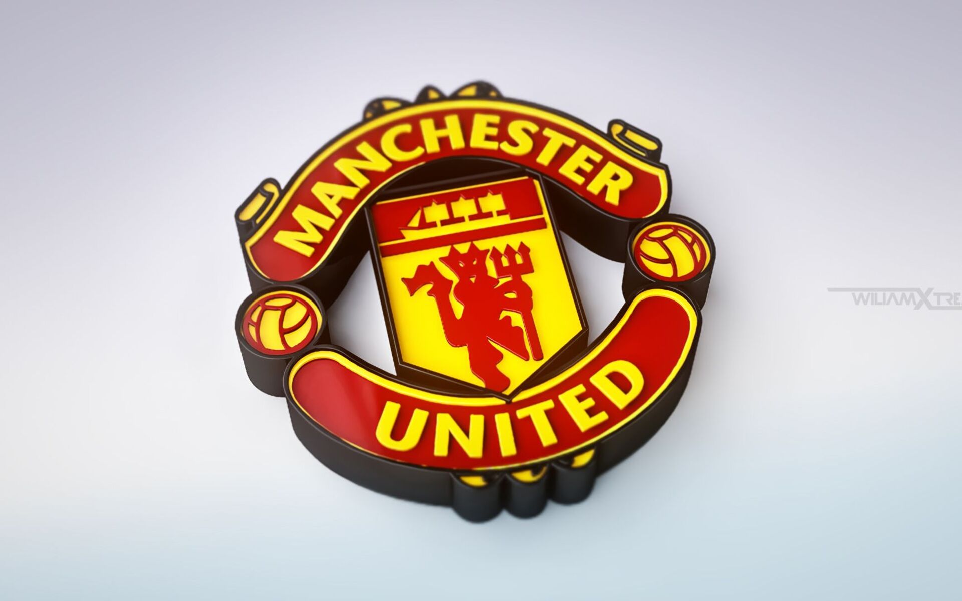 1920x1200 Manchester United 3d Logo 1080p Resolution Hd 4k