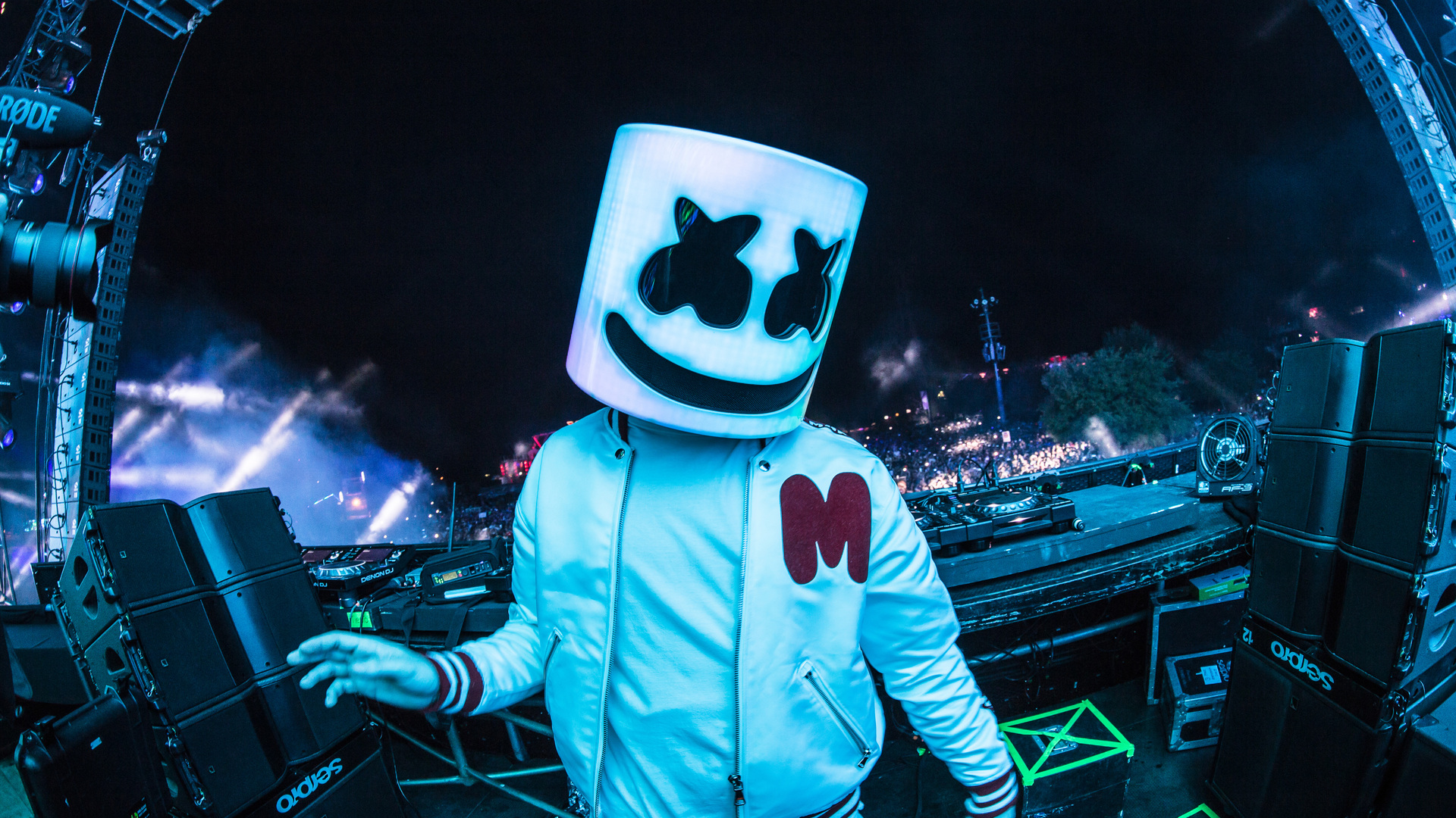 1920x1080 Marshmello 2018 On Stage Live Dj 5k Laptop Full HD 1080P HD 4k  Wallpapers, Images, Backgrounds, Photos and Pictures