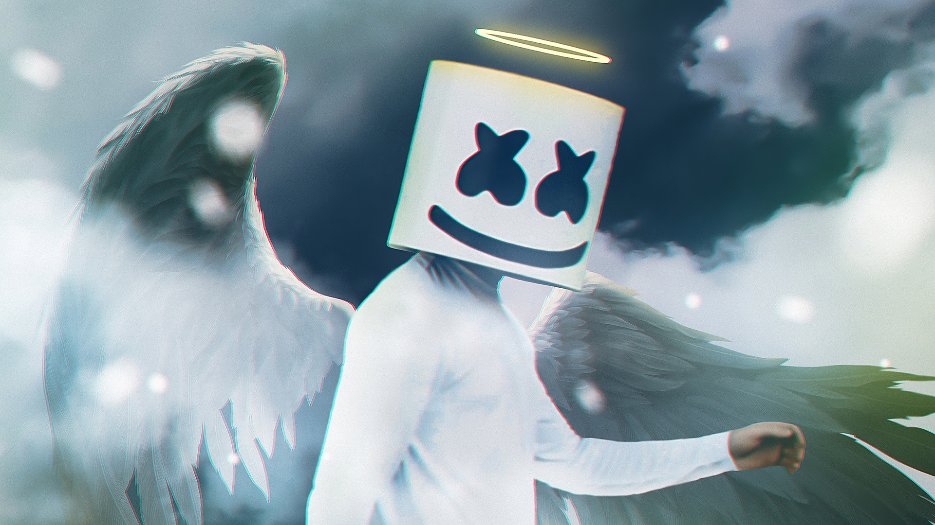 1920x1080 Marshmello Angel 4k Laptop Full HD 1080P ,HD 4k Wallpapers