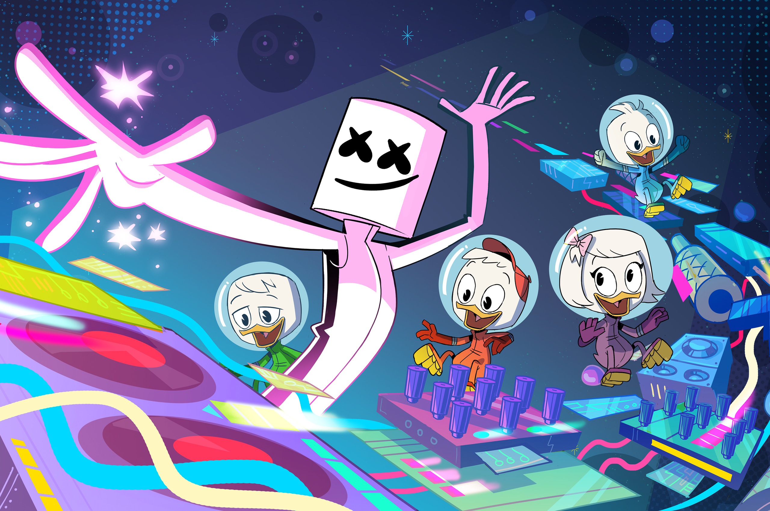 2560x1700 Marshmello Ducktales 4k Chromebook Pixel HD 4k Wallpapers, Images,  Backgrounds, Photos and Pictures