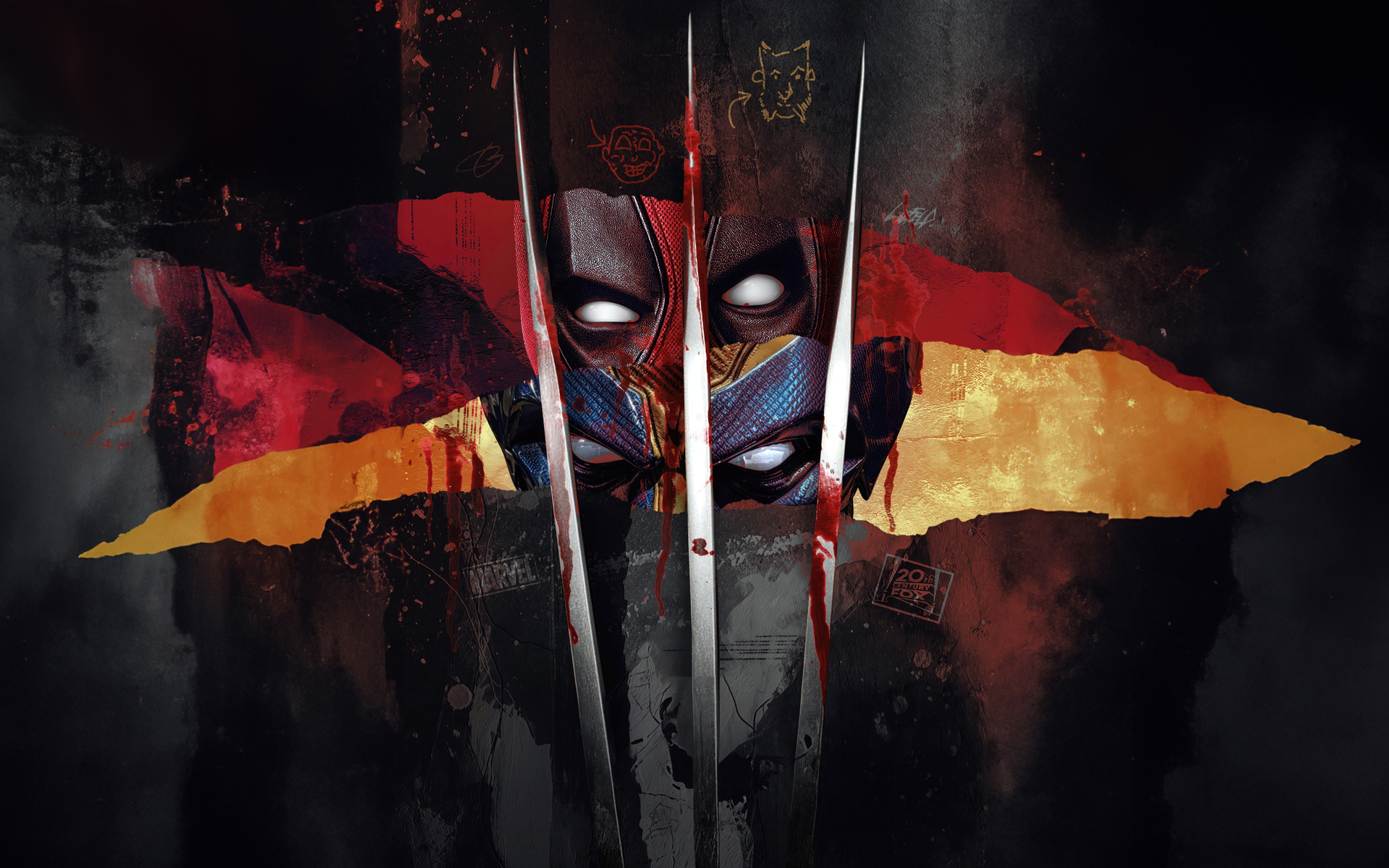 1920x1200 Marvel Deadpool And Wolverine 1080P Resolution ,HD 4k ...