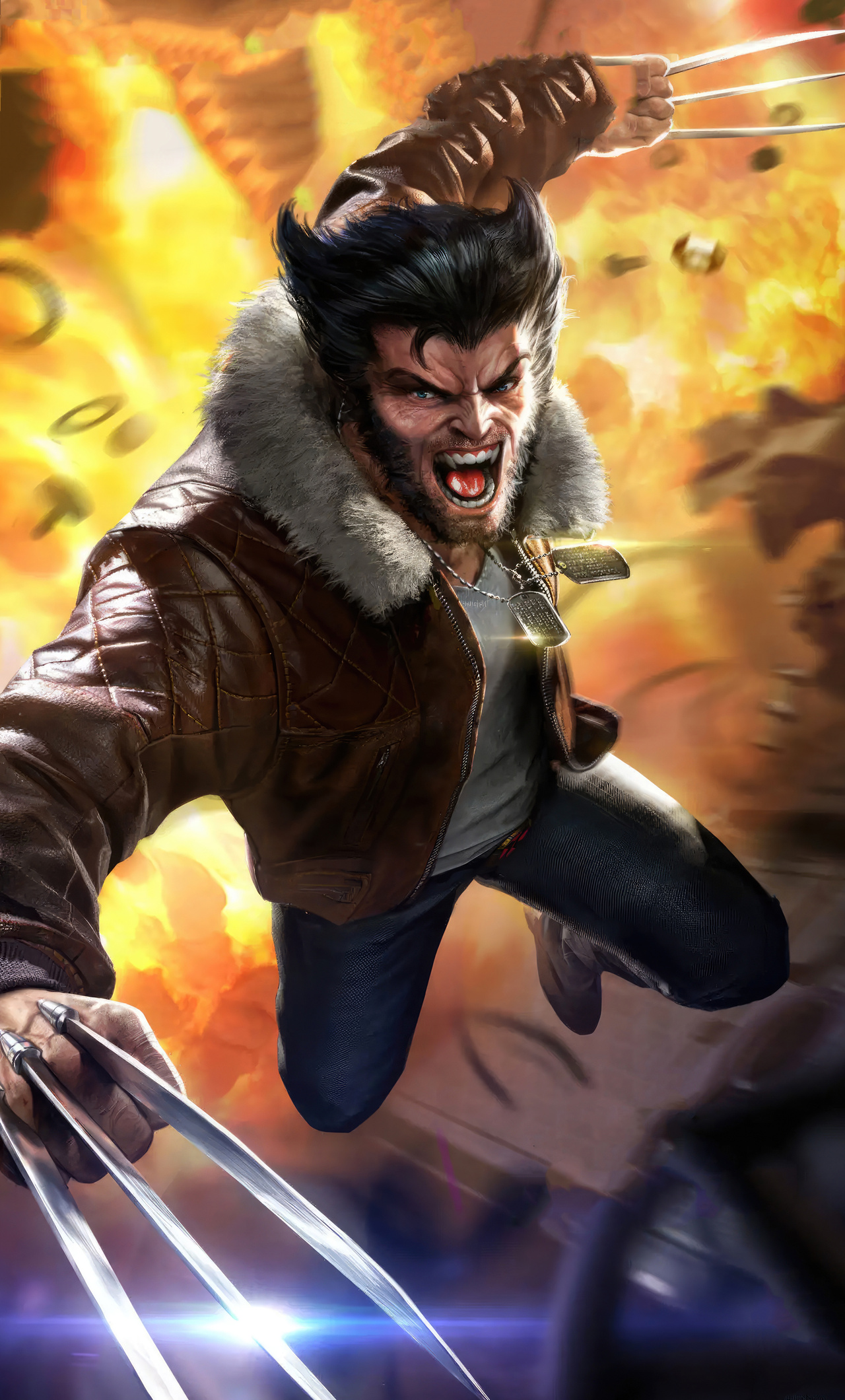 1280x2120 Marvel Duel Wolverine 4k iPhone 6+ ,HD 4k Wallpapers,Images ...