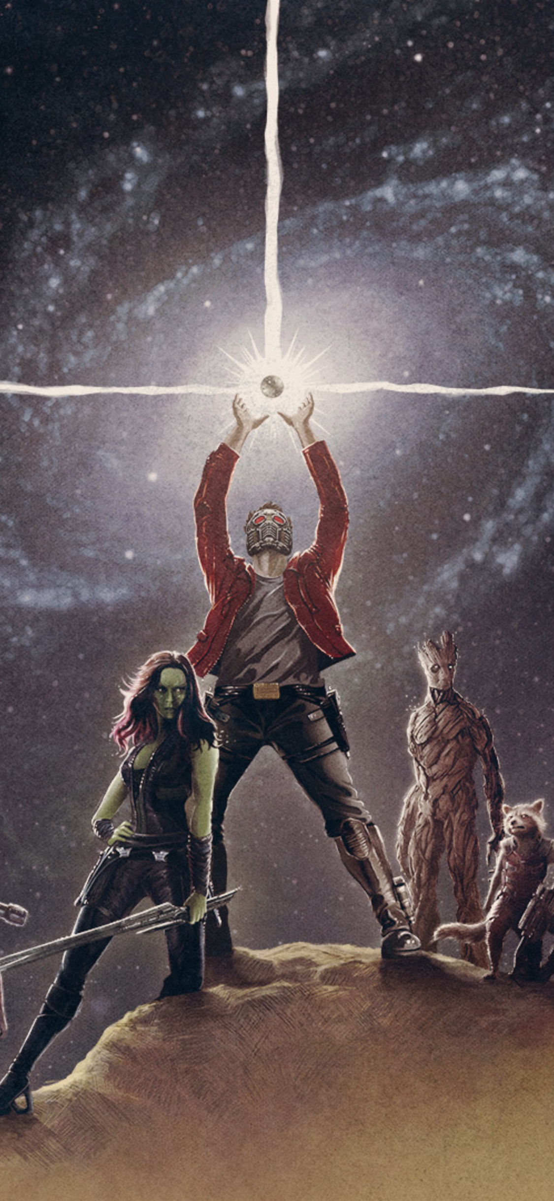 1125x2436 Marvel Guardians Of The Galaxy Artwork Iphone XS,Iphone 10,Iphone  X HD 4k Wallpapers, Images, Backgrounds, Photos and Pictures