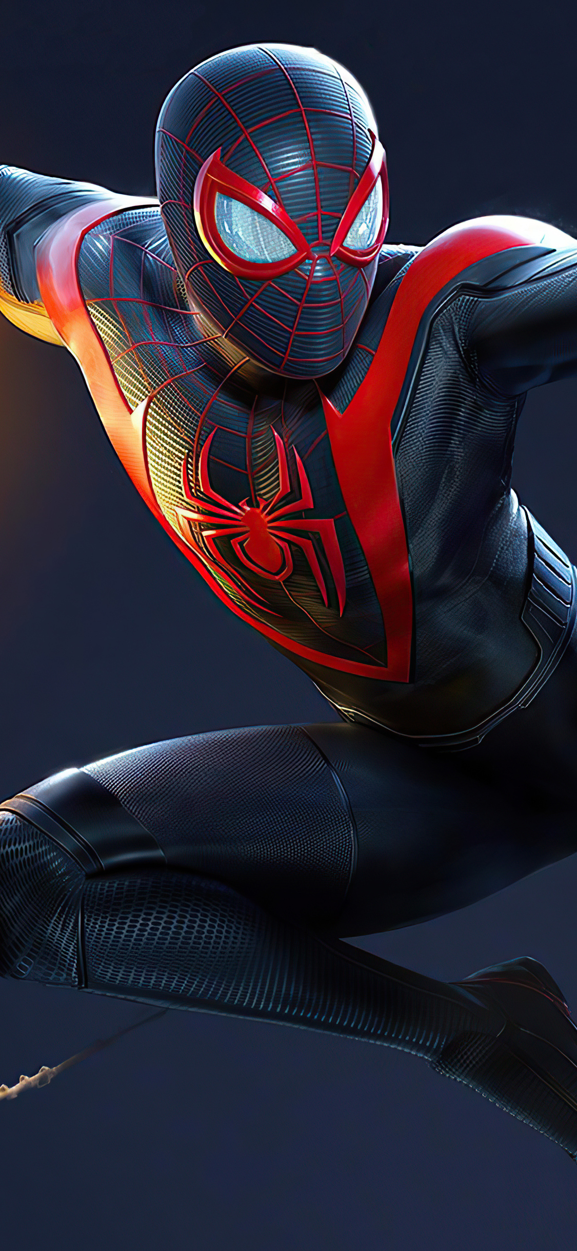 SpiderMan Miles Morales Logo Wallpaper  Cat with Monocle