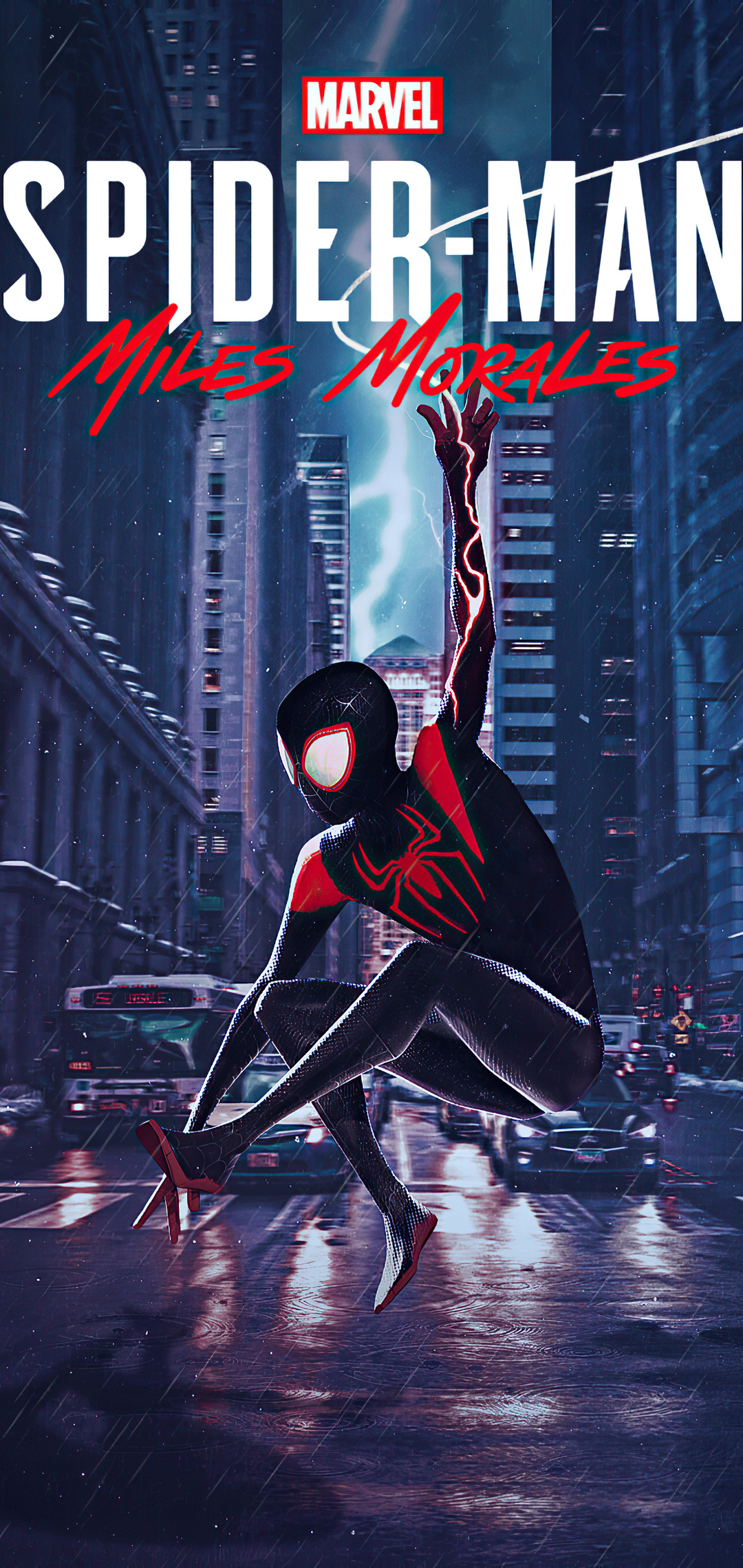 1080x2280 Marvels Spider Man Miles Morales 2020 Game One Plus 6,Huawei p20,Honor view 10,Vivo ...