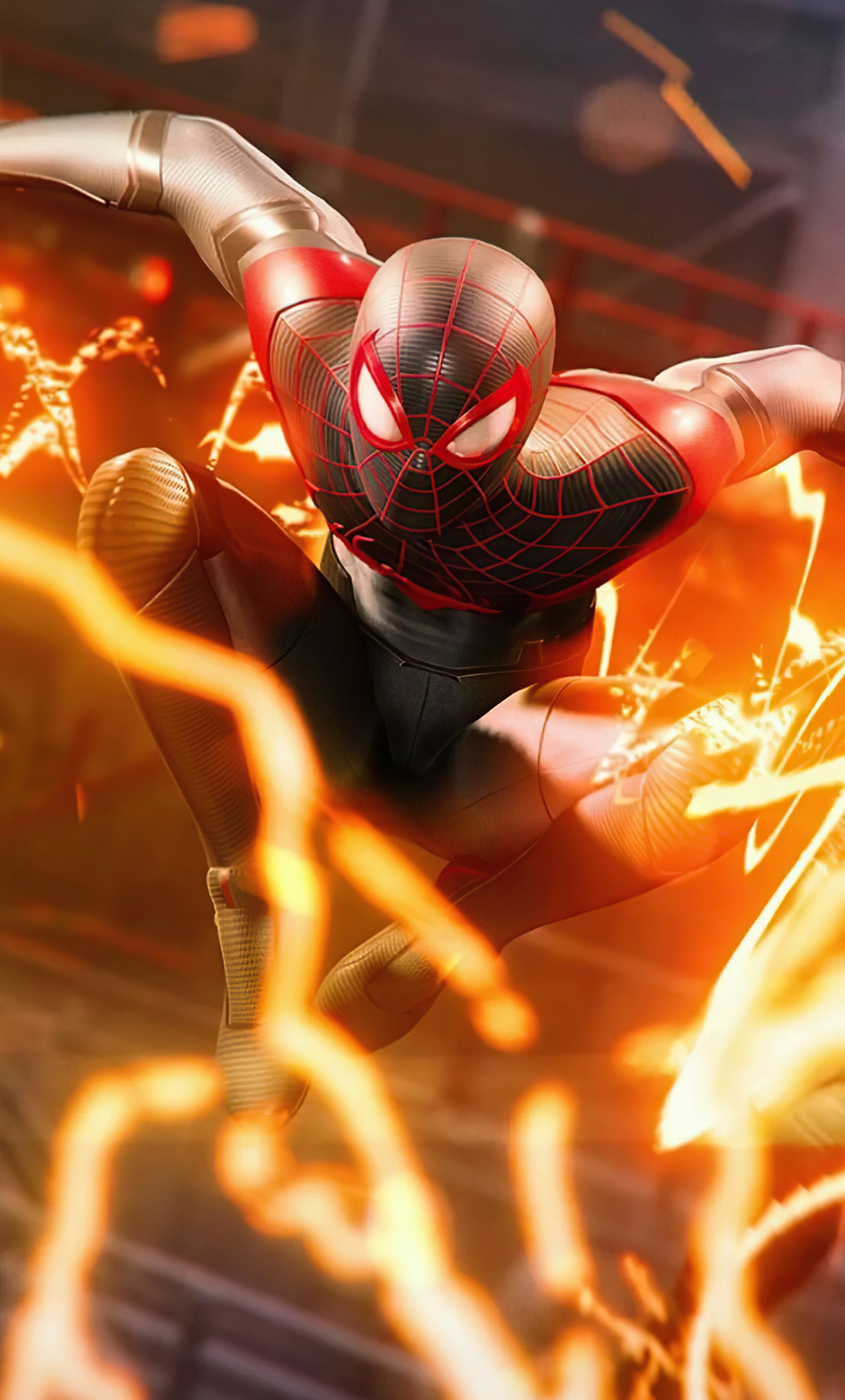 1280x2120 Marvels Spiderman Miles Morales Powers Iphone 6 Hd 4k