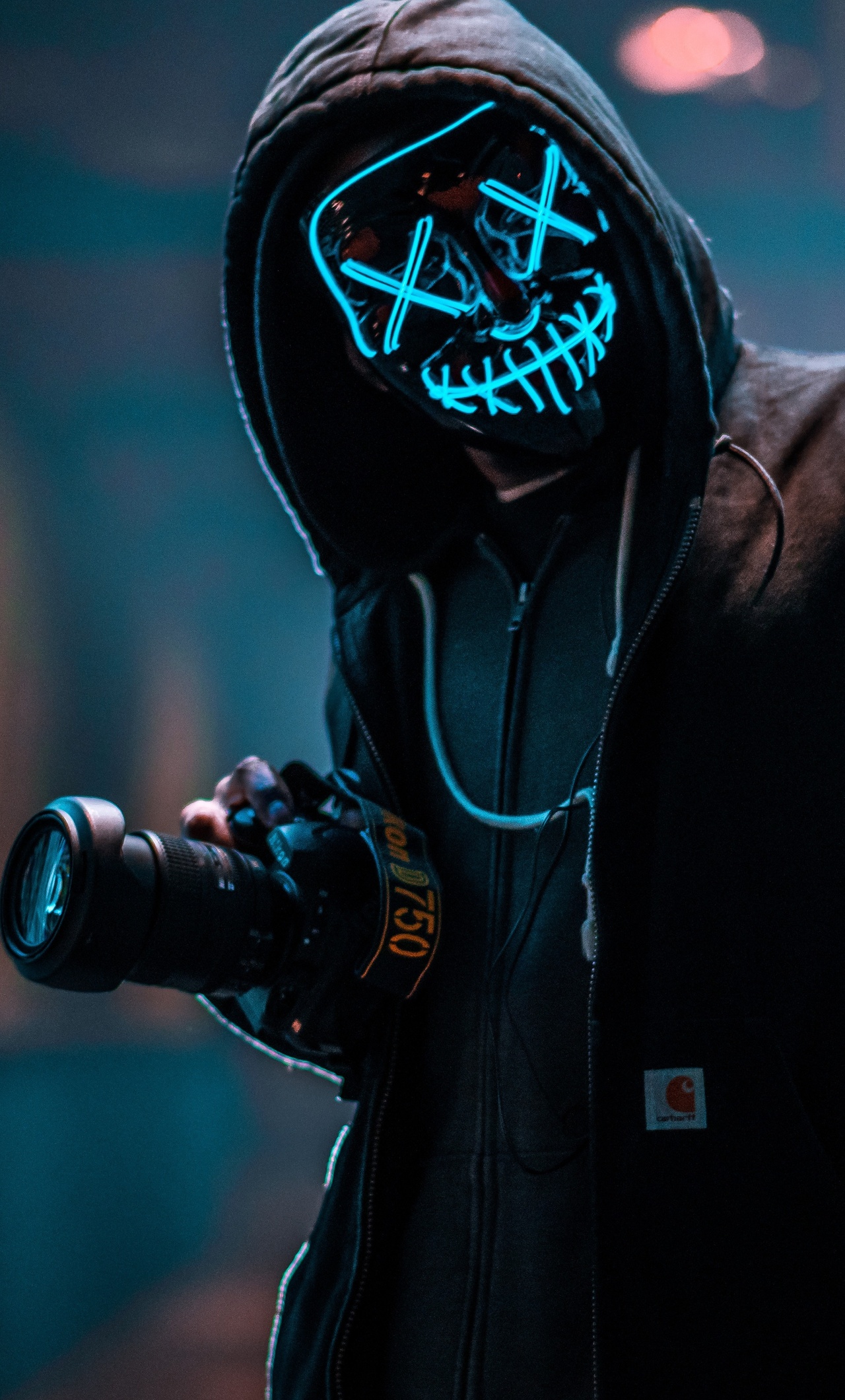 1280x2120 Mask Guy With Dslr iPhone 6+ HD 4k Wallpapers, Images, Backgrounds,  Photos and Pictures
