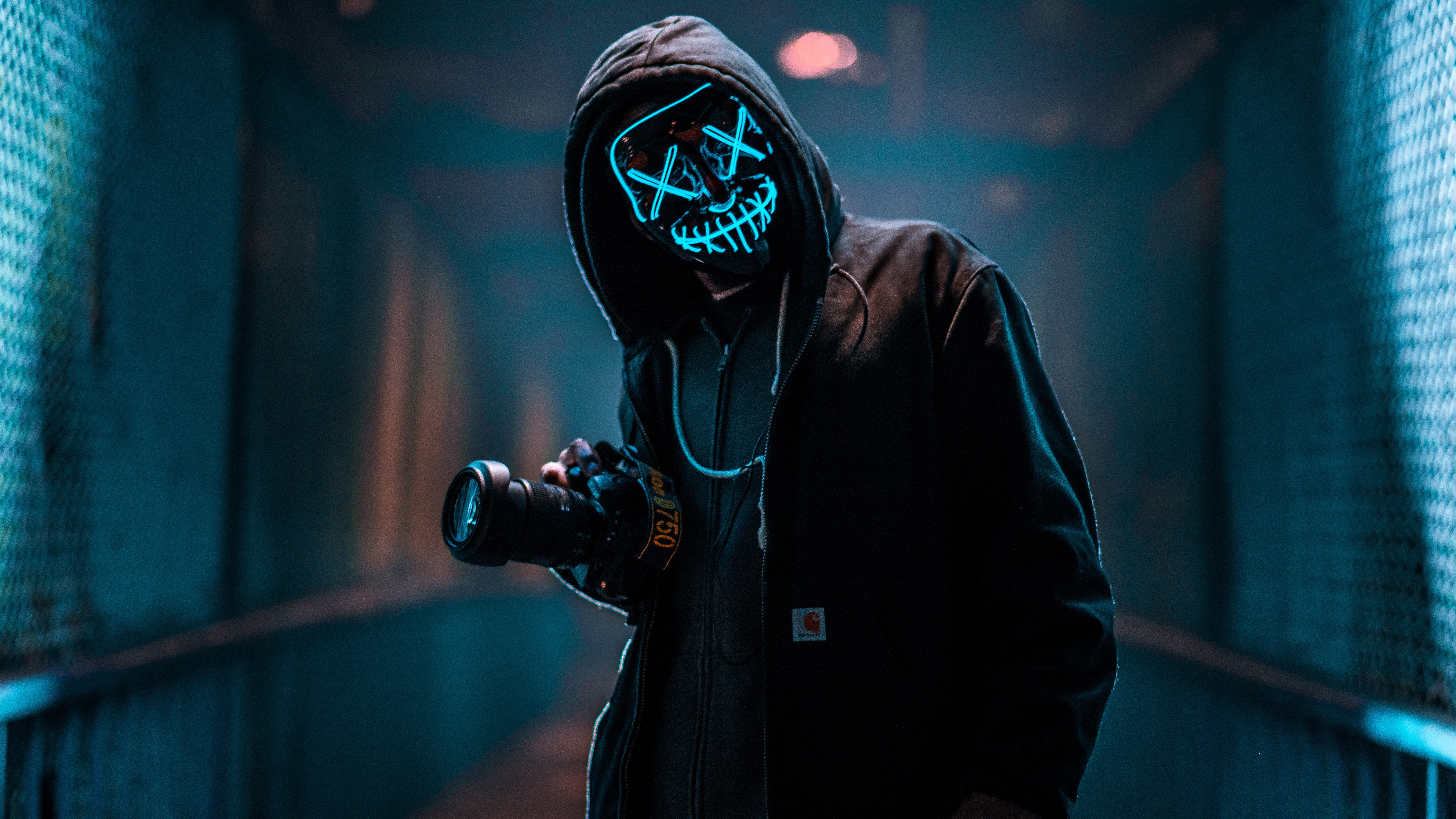 7680x4320 Mask Guy With Dslr 8k Hd 4k Wallpapers Images Backgrounds Photos And Pictures