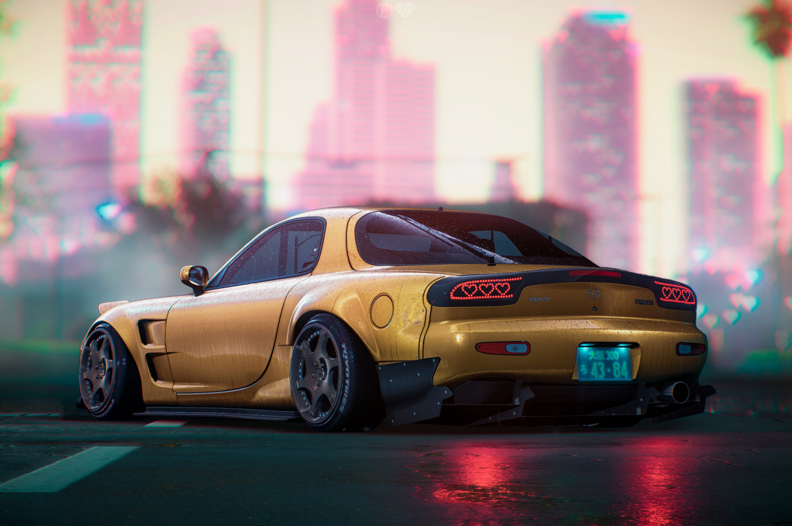 2560x1700 Mazda Rx7 Digital Art 4k Chromebook Pixel ,HD 4k Wallpapers ...