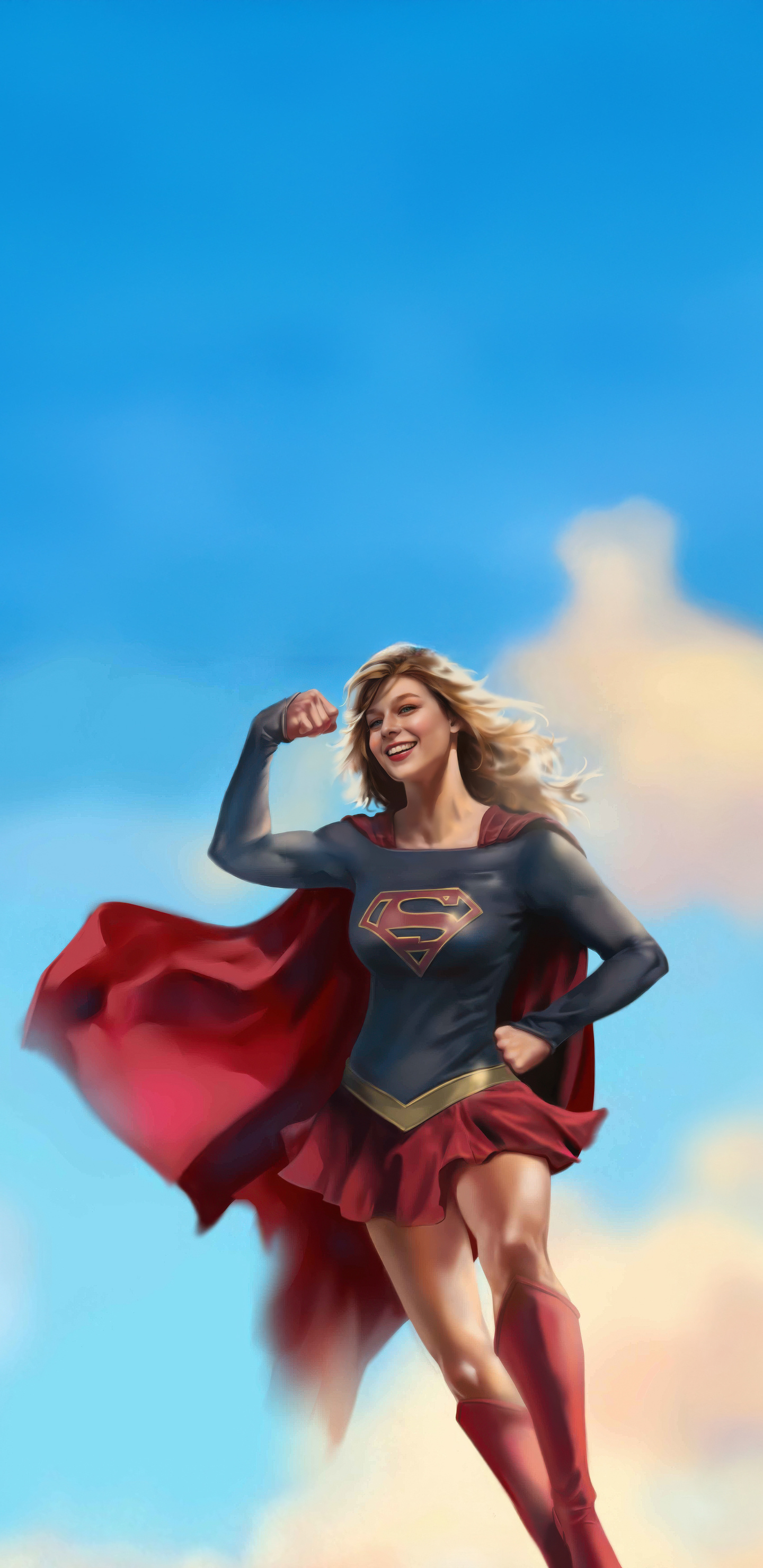 1440x2960 Melissa Benoist As Supergirl Samsung Galaxy Note 9,8, S9,S8 ...