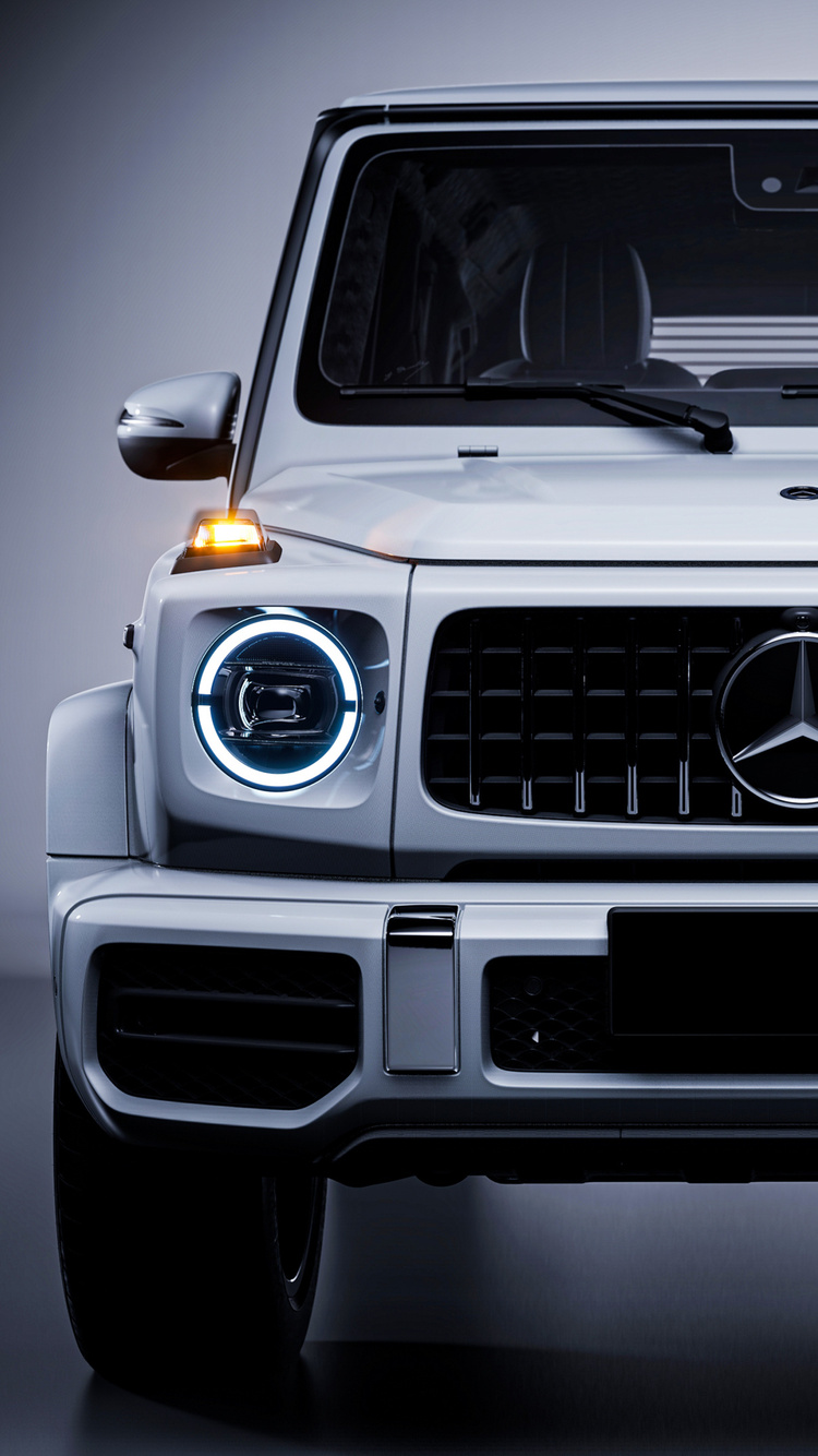 750x1334 Mercedes Benz G 63 White iPhone 6, iPhone 6S, iPhone 7 HD 4k  Wallpapers, Images, Backgrounds, Photos and Pictures