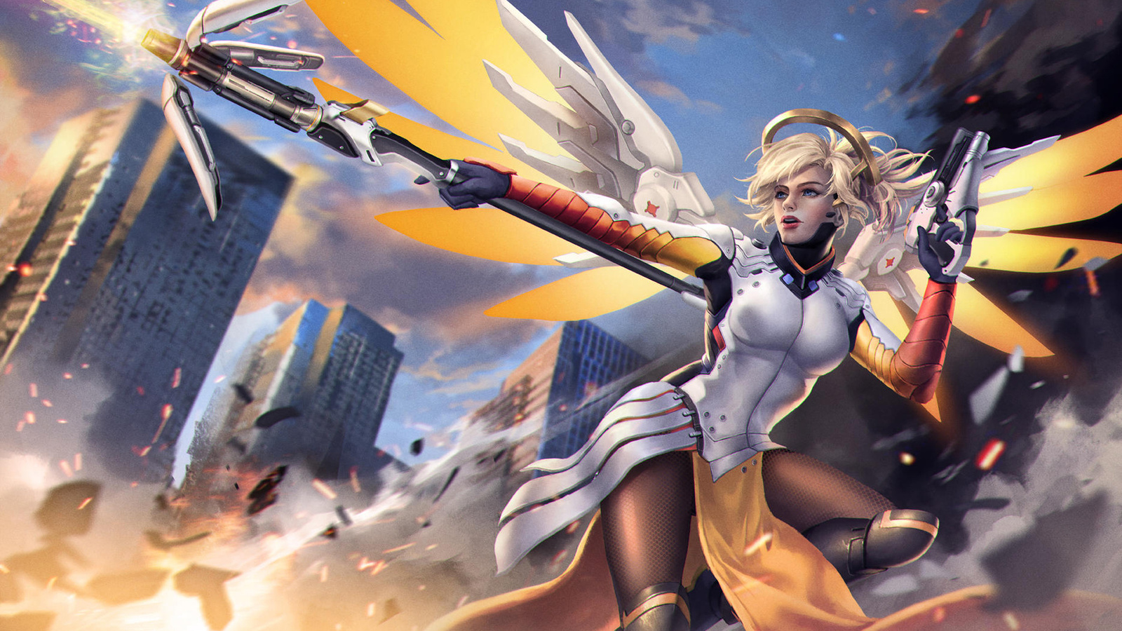 1600x900 Mercy Overwatch Game Fanart Wallpaper,1600x900 Resolution HD ...