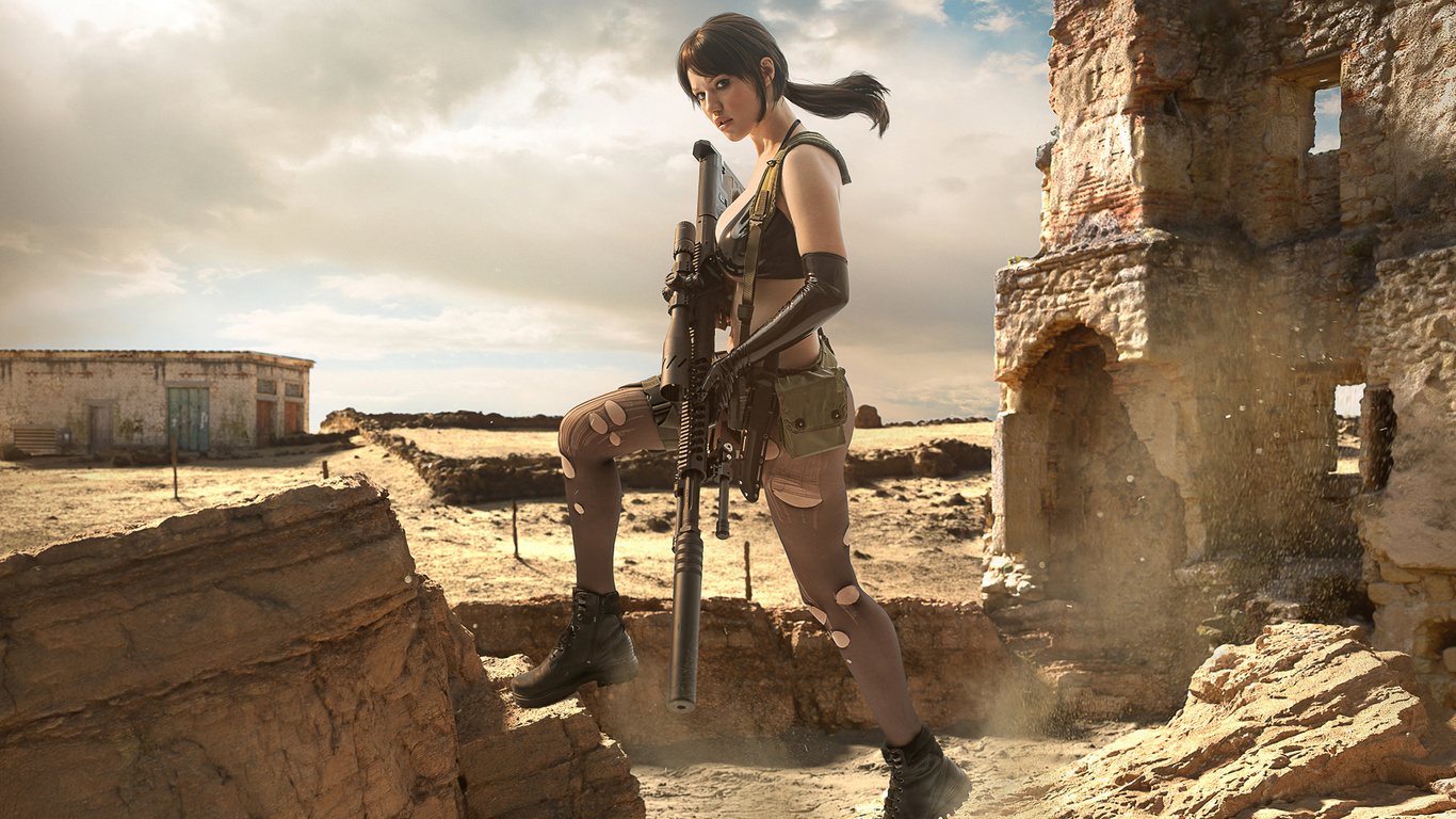 1366x768 Metal Gear Solid Quiet Cosplay 4k Laptop HD ,HD 4k Wallpapers