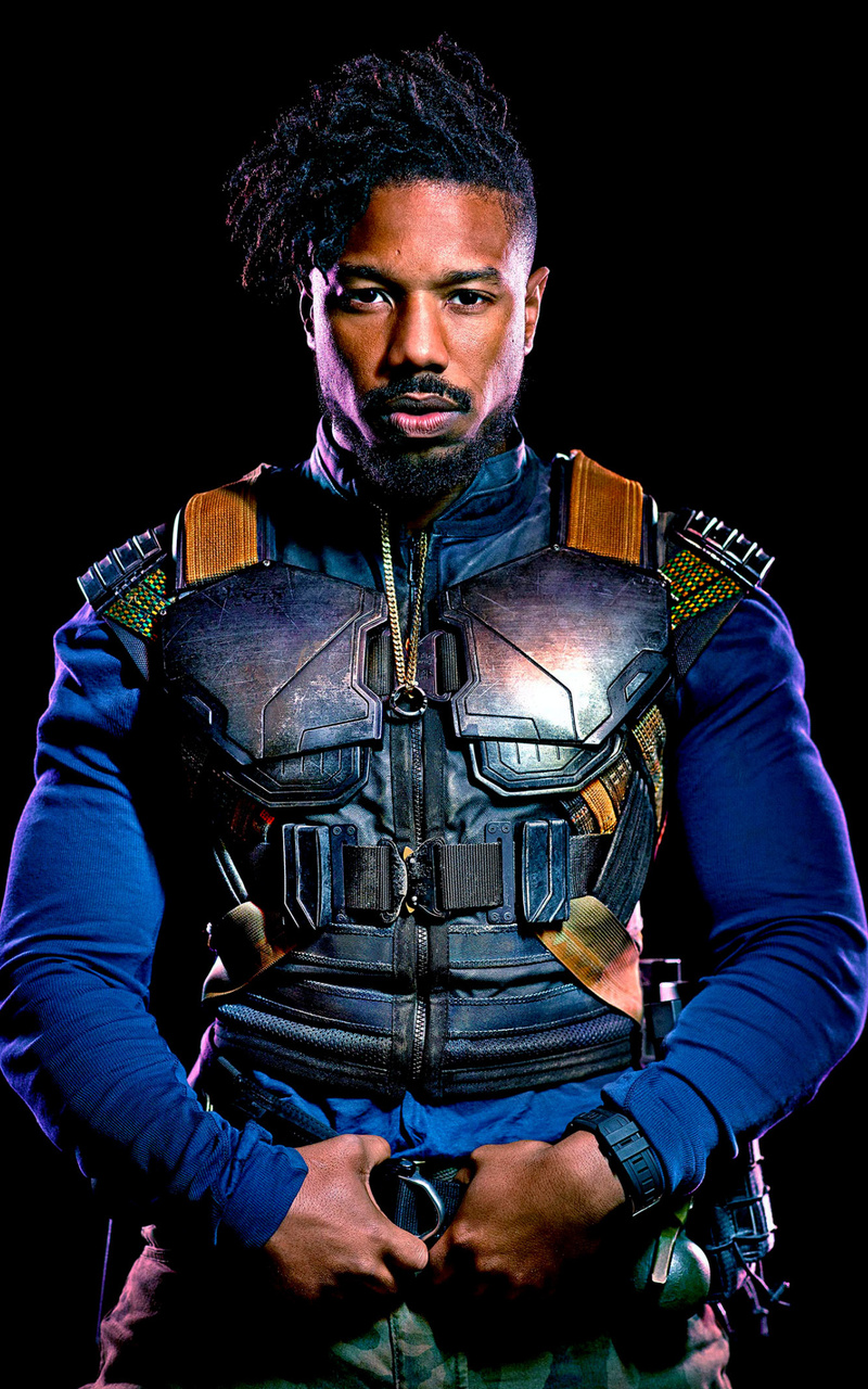 Killmonger In Black Panther 2018 In 800x1280 Resolution. michael-b-jordan-a...