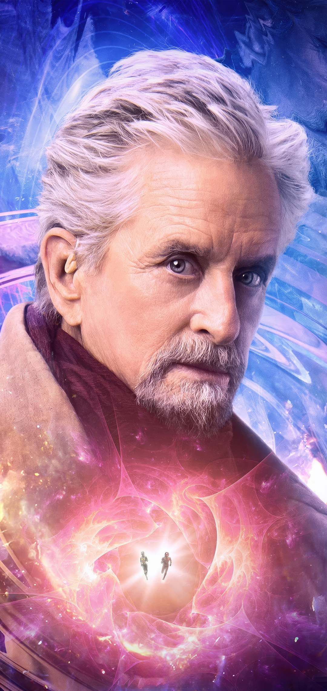 1080x2280 Michael Douglas As Hank Pym In Ant Man And The Wasp ...