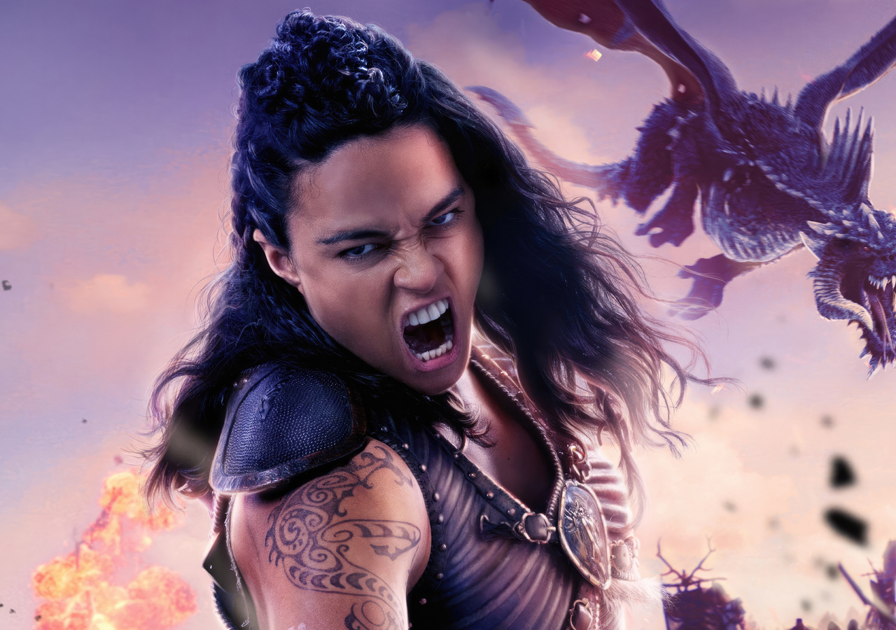 1280x900 Michelle Rodriguez As Holga Kilgore In Dungeons And Dragons ...