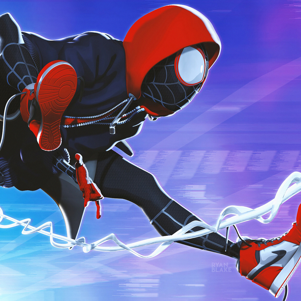 1024x1024 Miles Morales 4kart 1024x1024 Resolution HD 4k Wallpapers ...