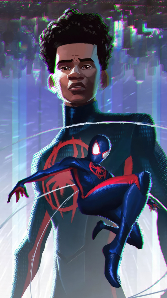 540x960 Miles Morales In SpiderMan Across The Spiderverse 2023 540x960 ...