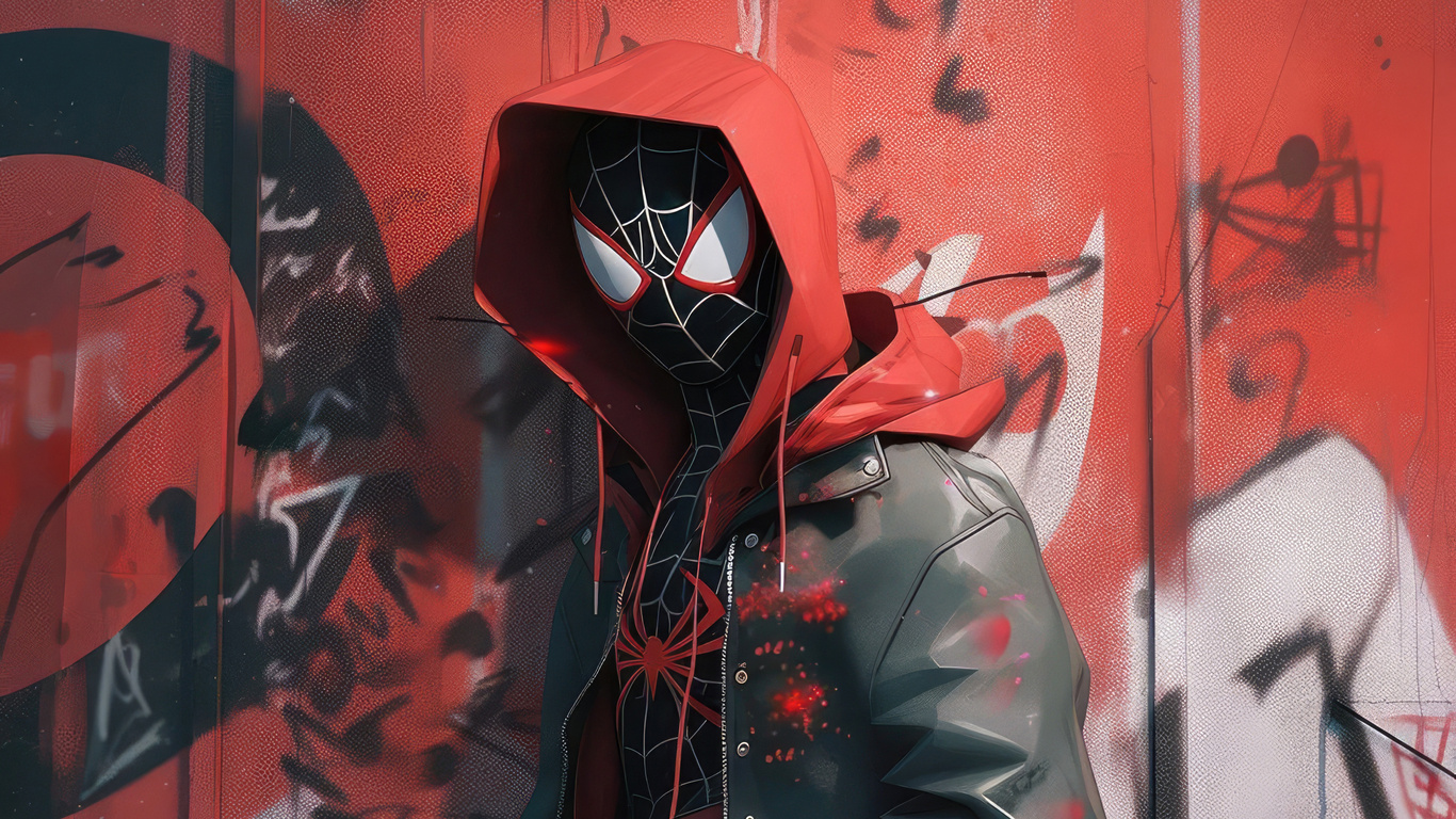 1366x768 Miles Morales Stylish Spidey Laptop HD ,HD 4k Wallpapers ...